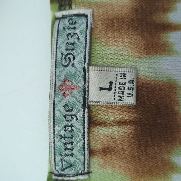 Y2K Tank -Vintage  Susie Size Large Gradient Earth Tone Asymmetrical - Picture 9 of 10